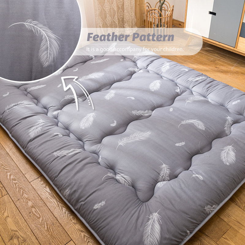 Dakota Fields Simoneau 4'' Cotton Japanese Futon Mattress FutonMattress